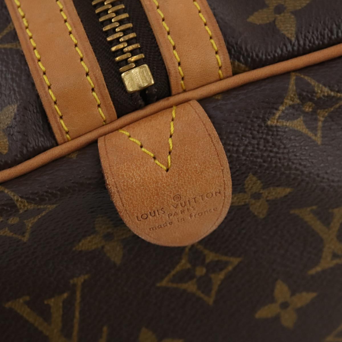 LOUIS VUITTON Monogram Sac Souple 45 Boston Bag M41624 LV Auth LNZ774V