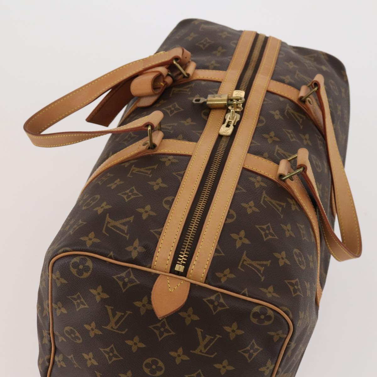 LOUIS VUITTON Monogram Sac Souple 45 Boston Bag M41624 LV Auth LNZ774V