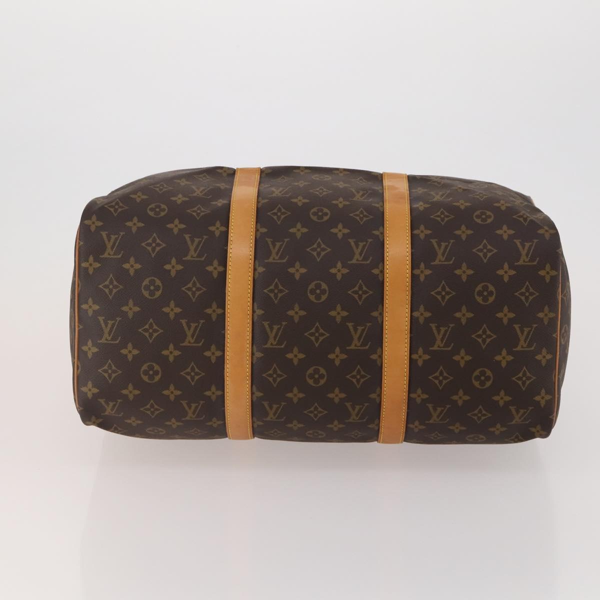 LOUIS VUITTON Monogram Sac Souple 45 Boston Bag M41624 LV Auth LNZ774V