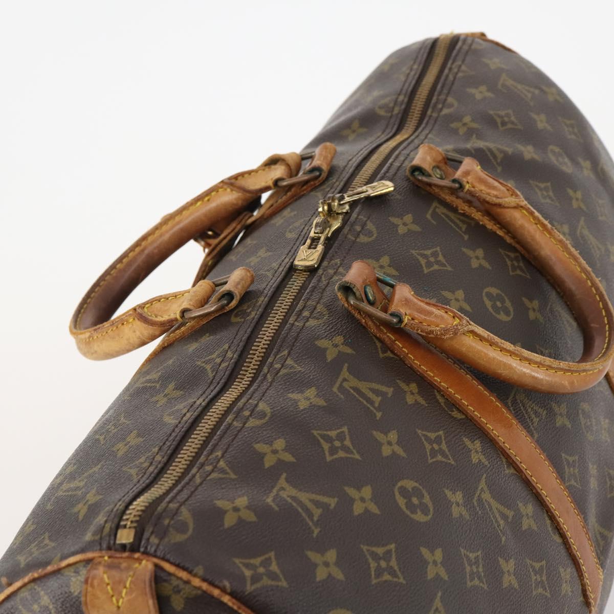 LOUIS VUITTON Monogram Keepall 50 Boston Bag M41426 LV Auth LNZ775