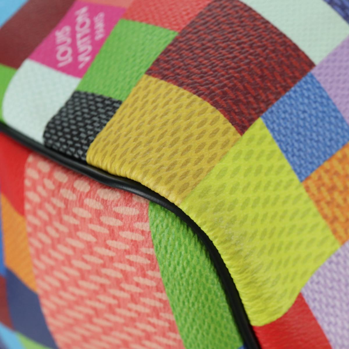 LOUIS VUITTON Damier Graffiti 3D Keepall Bandouliere 50 N50019 LV Auth LNZ783SM