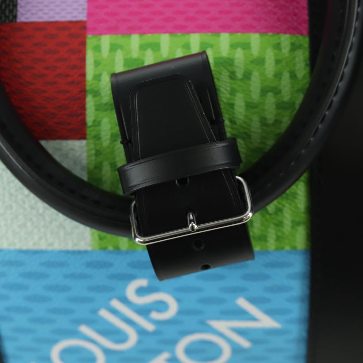 LOUIS VUITTON Damier Graffiti 3D Keepall Bandouliere 50 N50019 LV Auth LNZ783SM