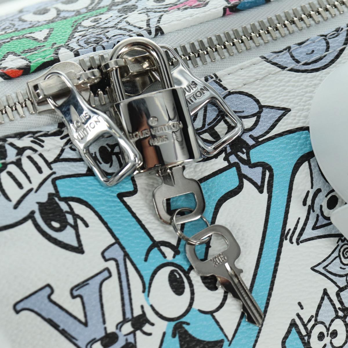 LOUIS VUITTON Monogram Comics Keepall Bandouliere 50 Bag M21863 LV Auth LNZ784SM