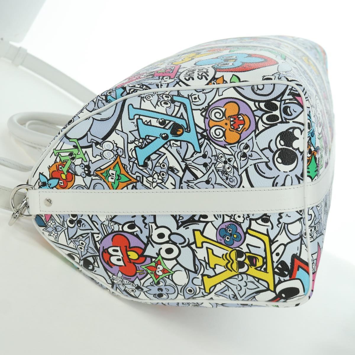 LOUIS VUITTON Monogram Comics Keepall Bandouliere 50 Bag M21863 LV Auth LNZ784SM