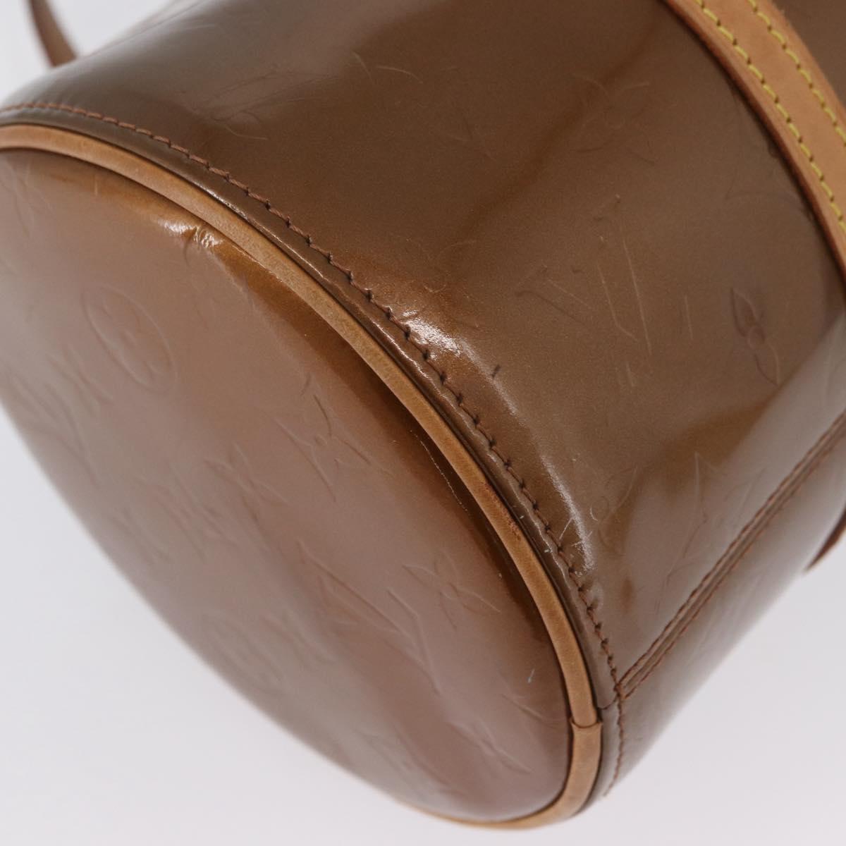 LOUIS VUITTON Monogram Vernis Bedford Hand Bag Bronze M91131 LV Auth LNZ786A