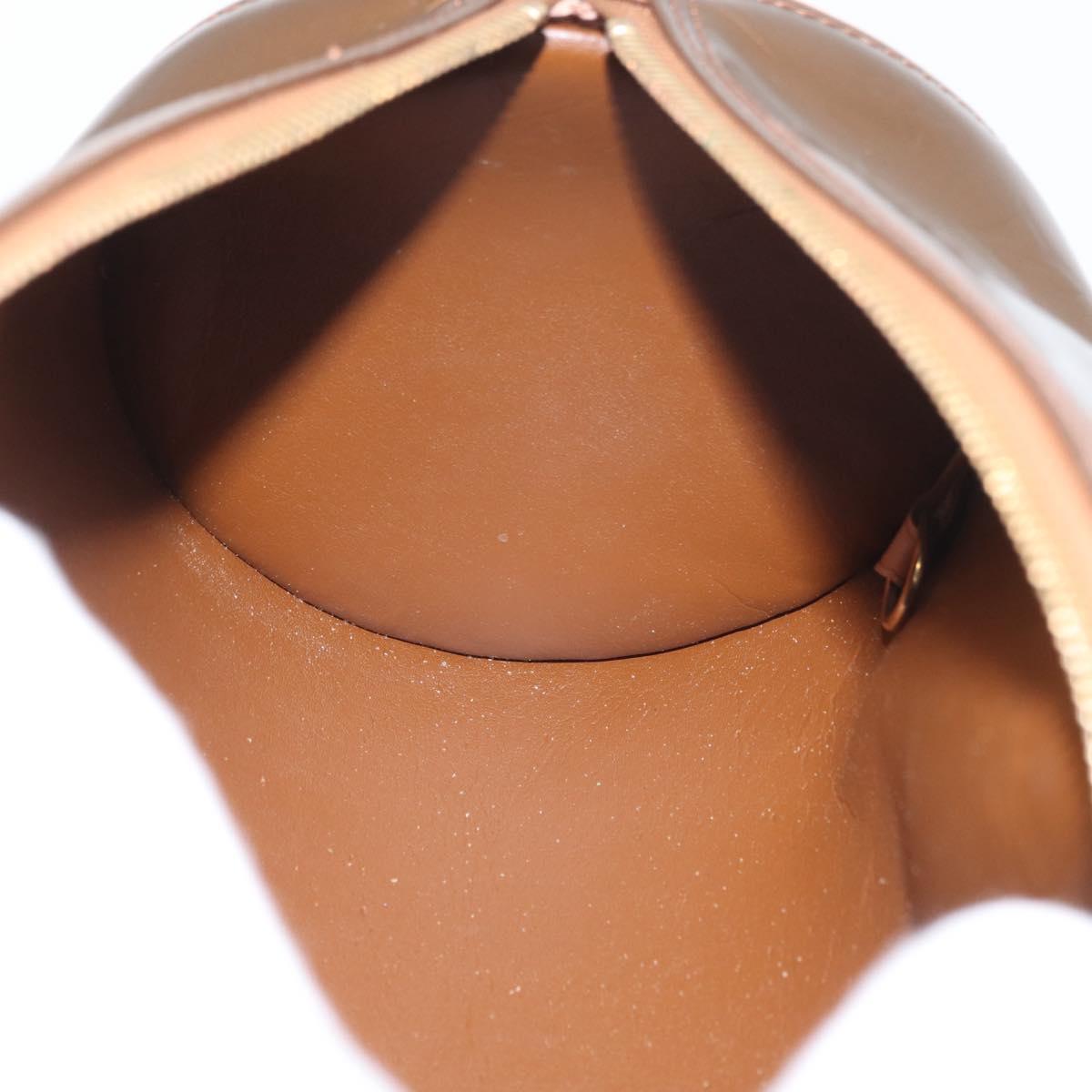 LOUIS VUITTON Monogram Vernis Bedford Hand Bag Bronze M91131 LV Auth LNZ786A