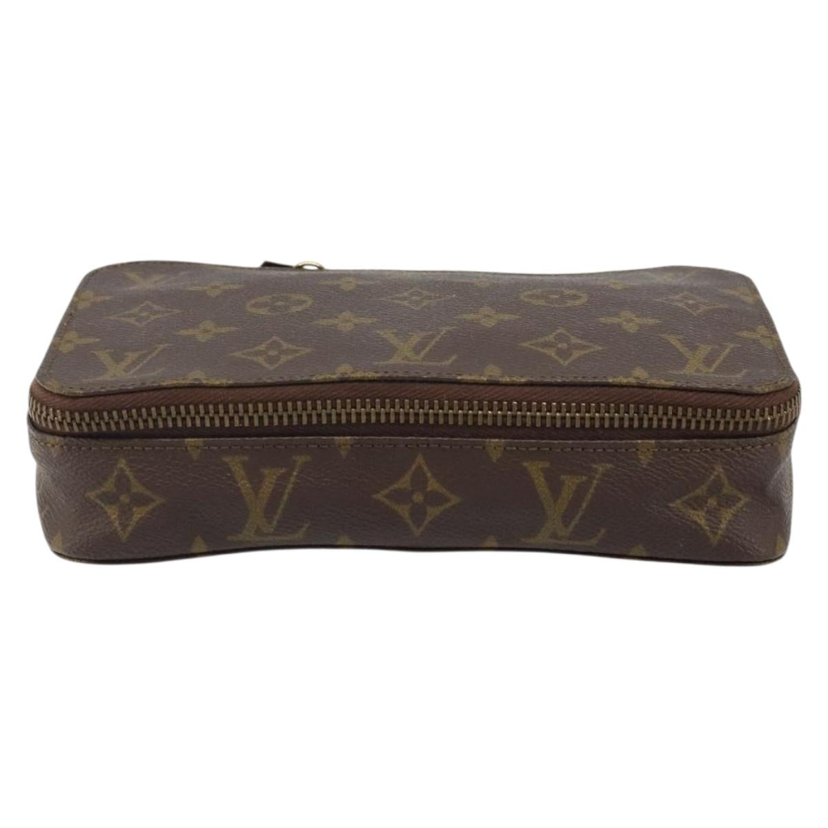 LOUIS VUITTON Monogram Posh Monte Carlo Jewelry Box M47350 LV Auth LNZ793A