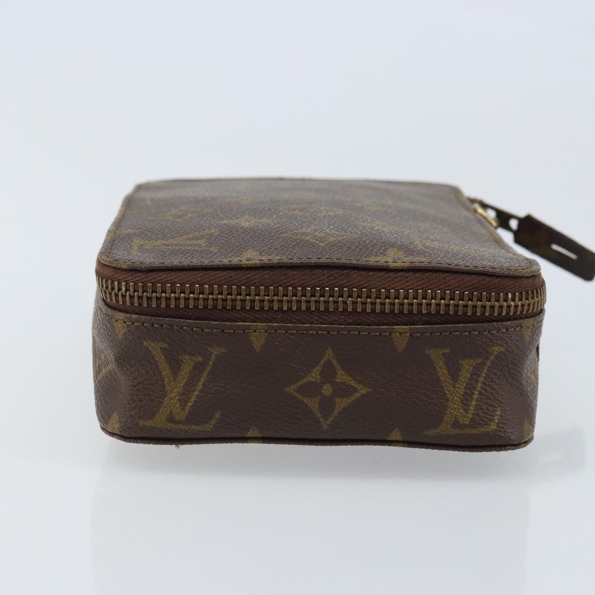 LOUIS VUITTON Monogram Posh Monte Carlo Jewelry Box M47350 LV Auth LNZ793A