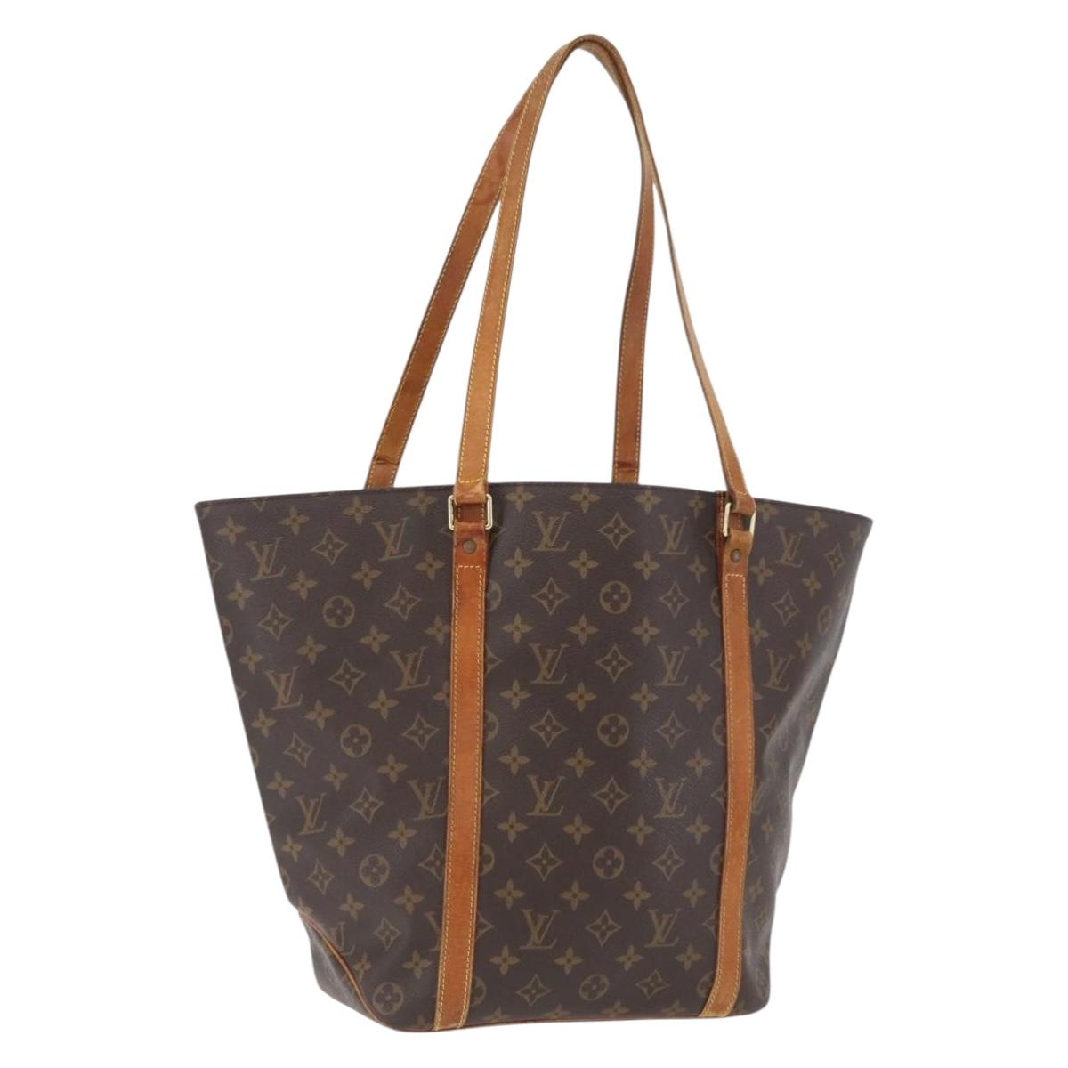 LOUIS VUITTON Monogram Sac Shopping Tote Bag M51108 LV Auth LNZ798