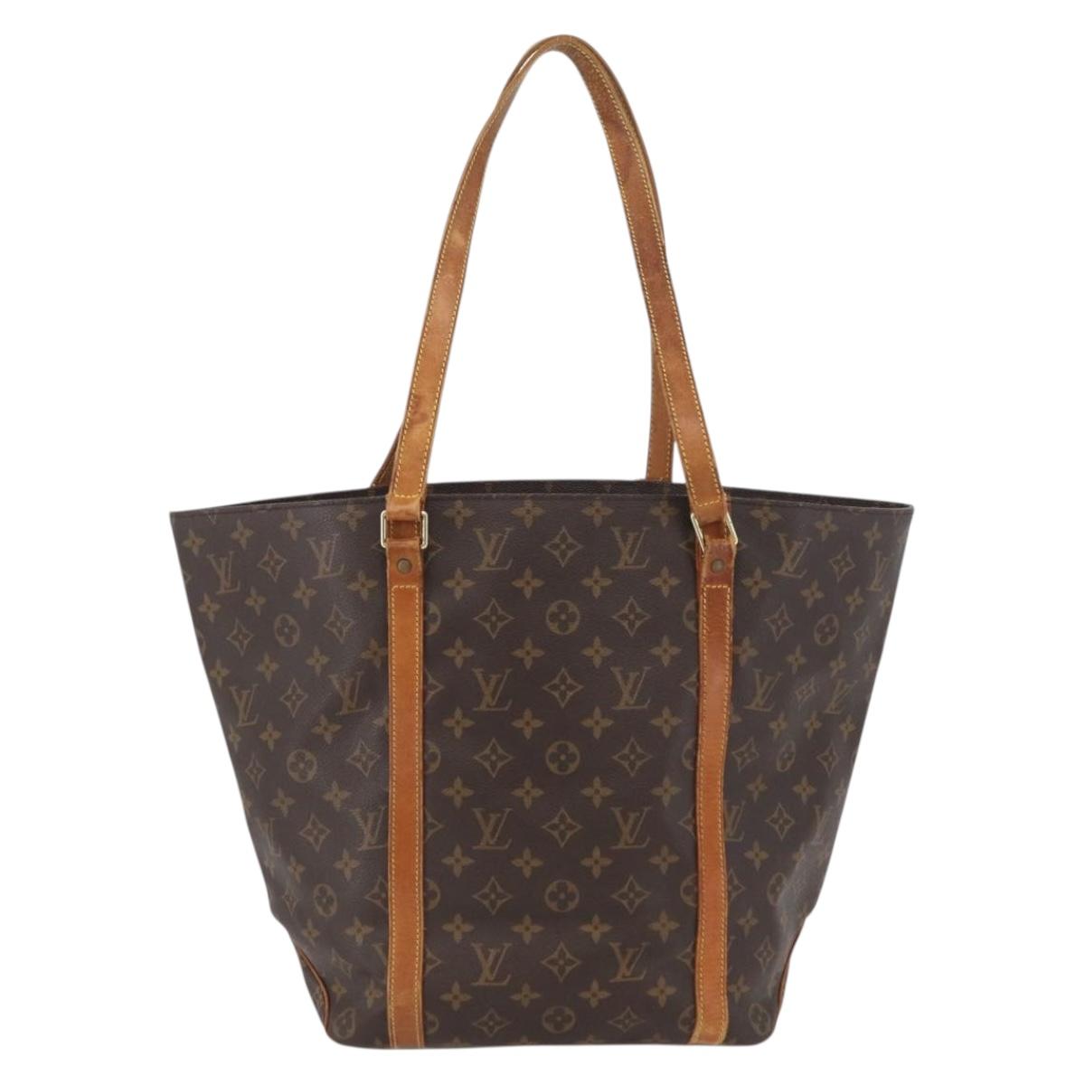 LOUIS VUITTON Monogram Sac Shopping Tote Bag M51108 LV Auth LNZ798
