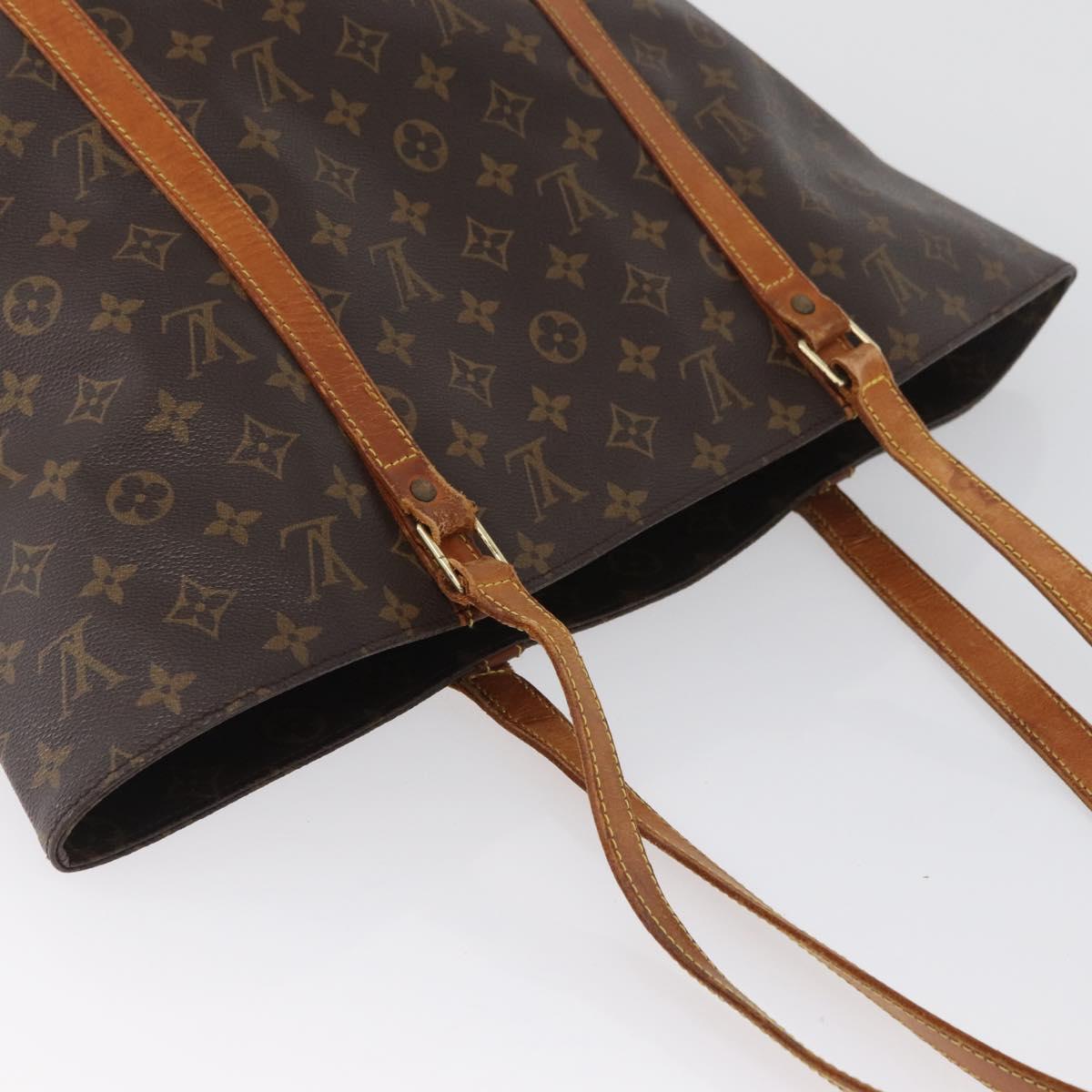 LOUIS VUITTON Monogram Sac Shopping Tote Bag M51108 LV Auth LNZ798