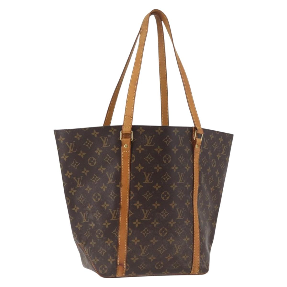 LOUIS VUITTON Monogram Sac Shopping Tote Bag M51108 LV Auth LNZ808