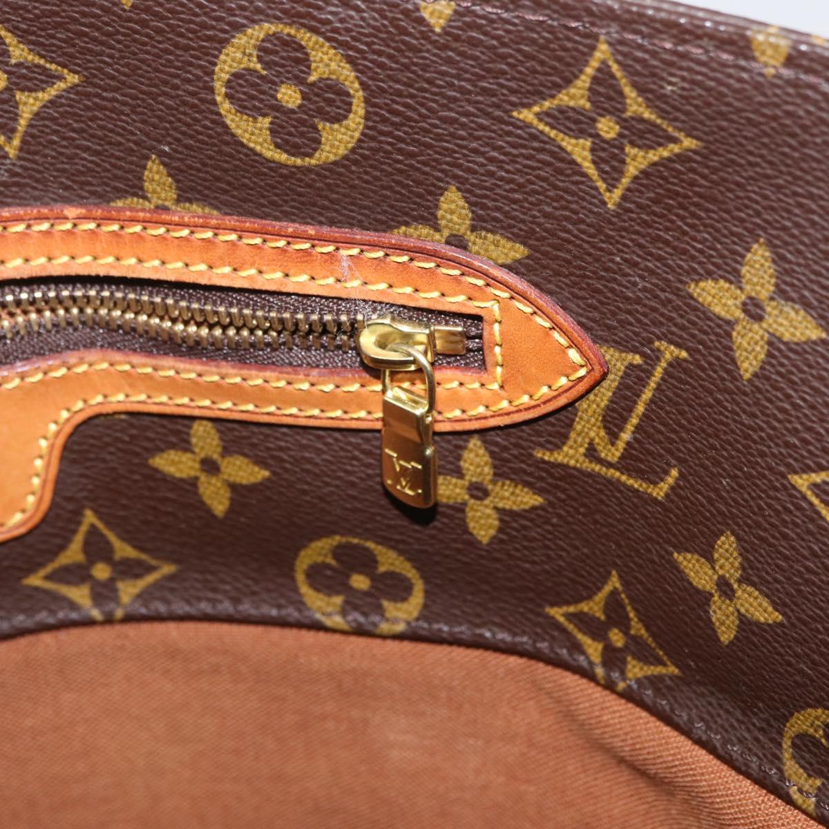 LOUIS VUITTON Monogram Sac Shopping Tote Bag M51108 LV Auth LNZ808