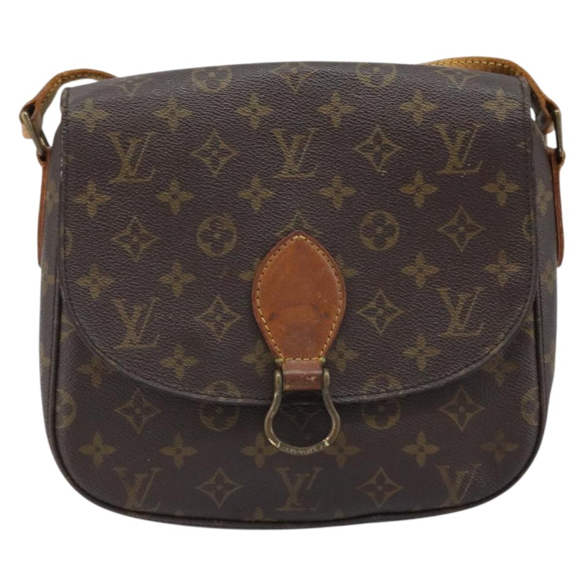 LOUIS VUITTON Monogram Saint Cloud GM Shoulder Bag M51242 LV Auth LNZ811