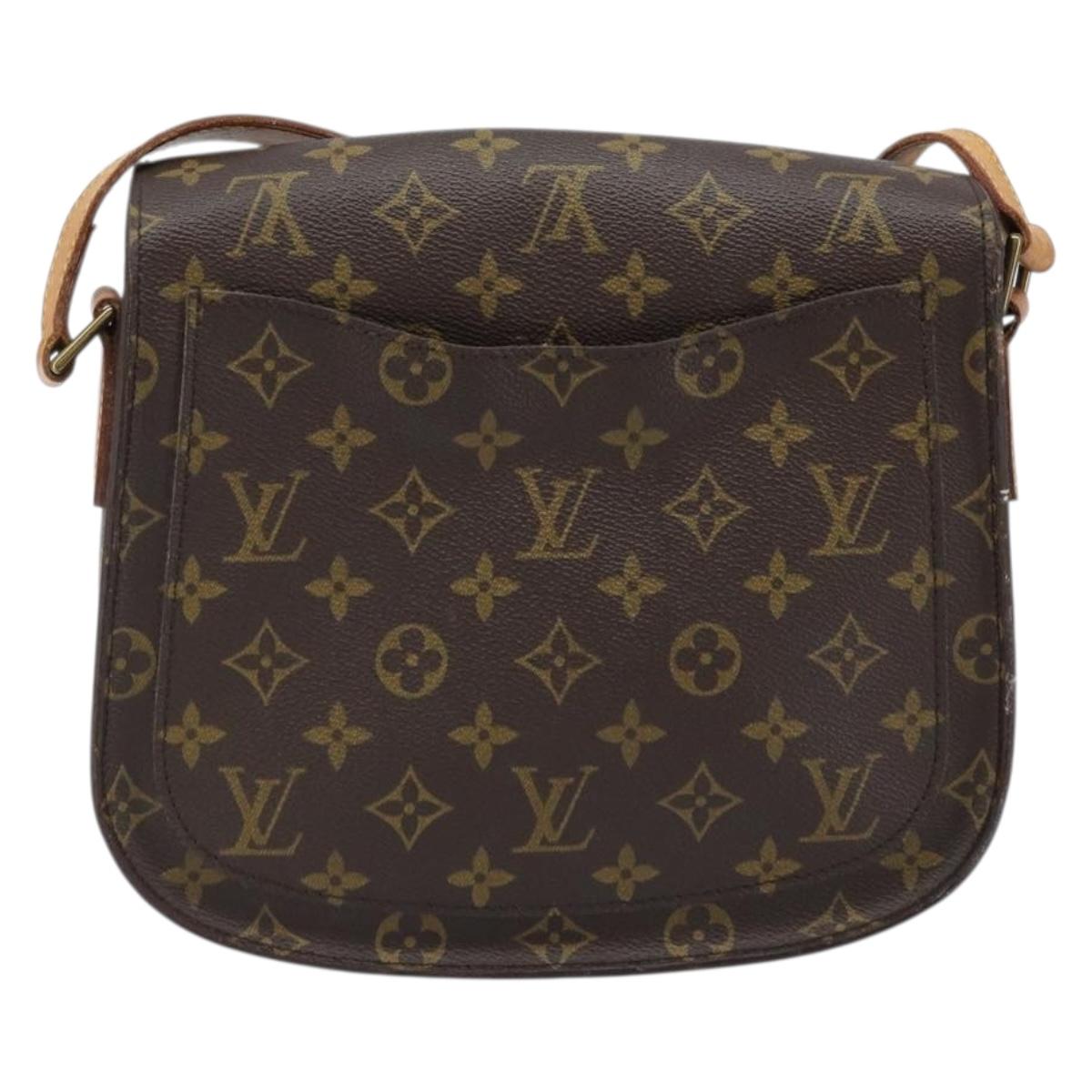LOUIS VUITTON Monogram Saint Cloud GM Shoulder Bag M51242 LV Auth LNZ813