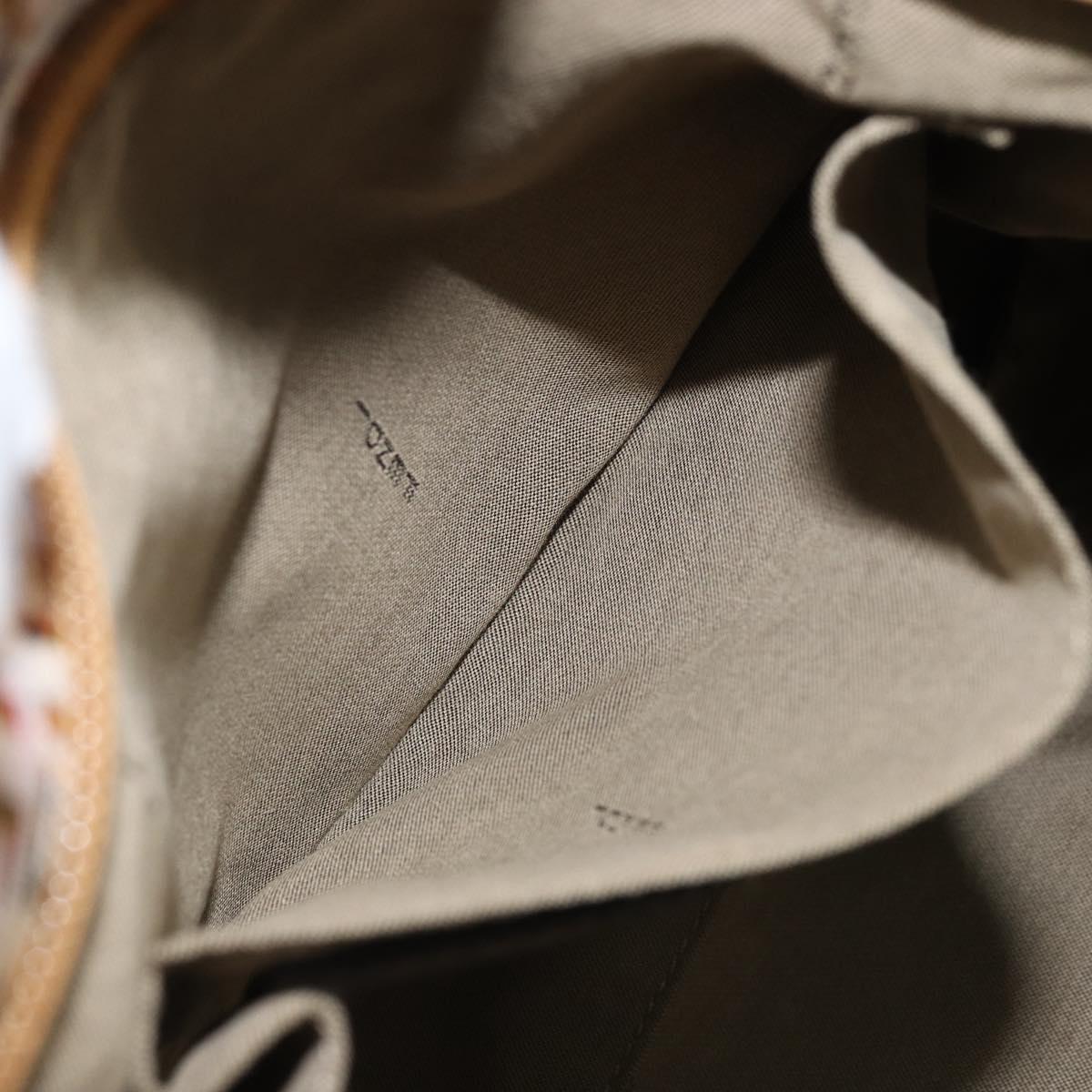 FENDI Zucchino Canvas Tote Bag Multicolor Gold Auth LNZ820V