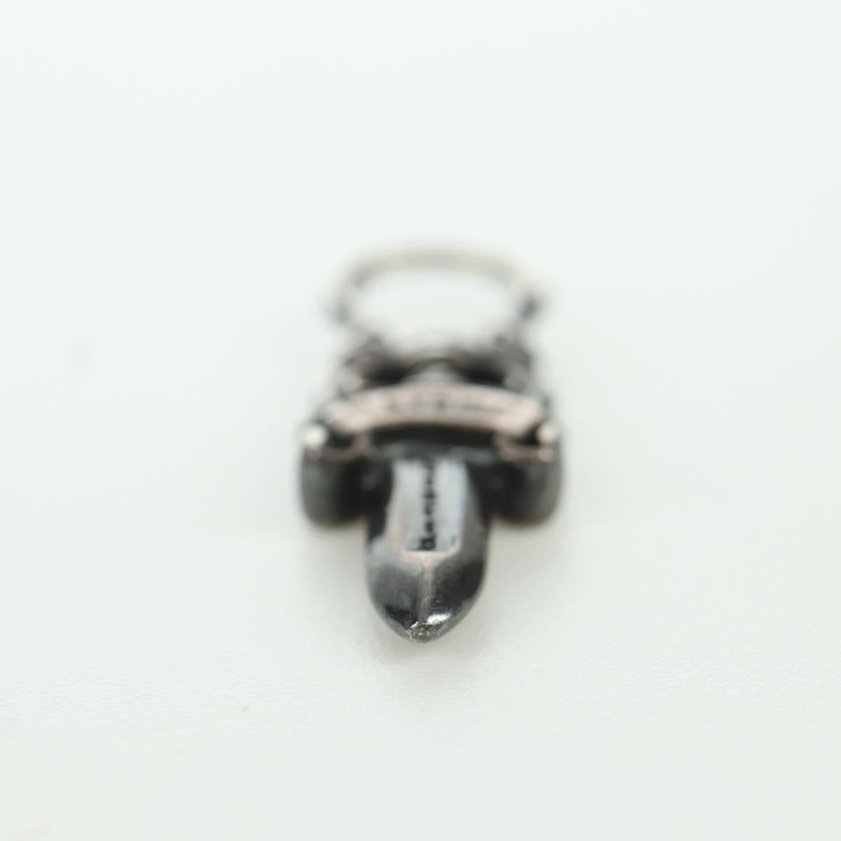 Chrome Hearts Dagger Charm Pendant Top Ag925 Silver Auth LNZ833SAV