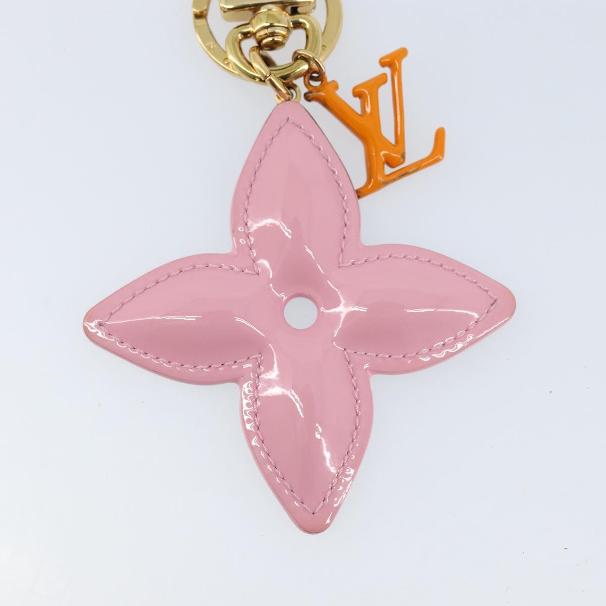 LOUIS VUITTON Monogram LV Pop Flower Bag Charm Pink M01963 Auth LNZ838A