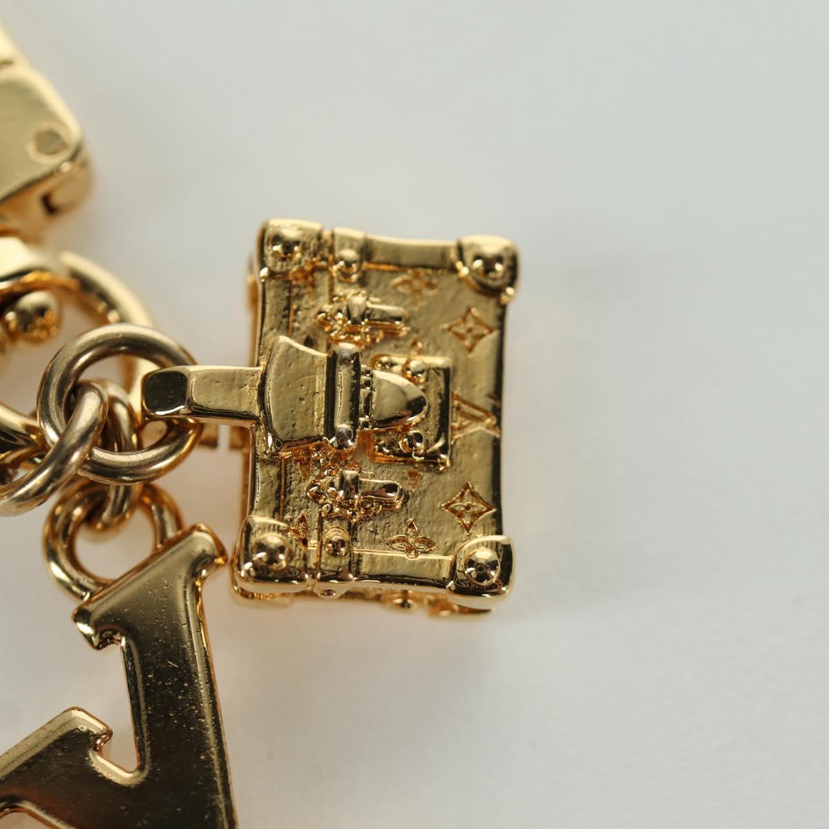 LOUIS VUITTON Micro Charm Petite Malle Charm metal Gold M01567 LV Auth LNZ842M