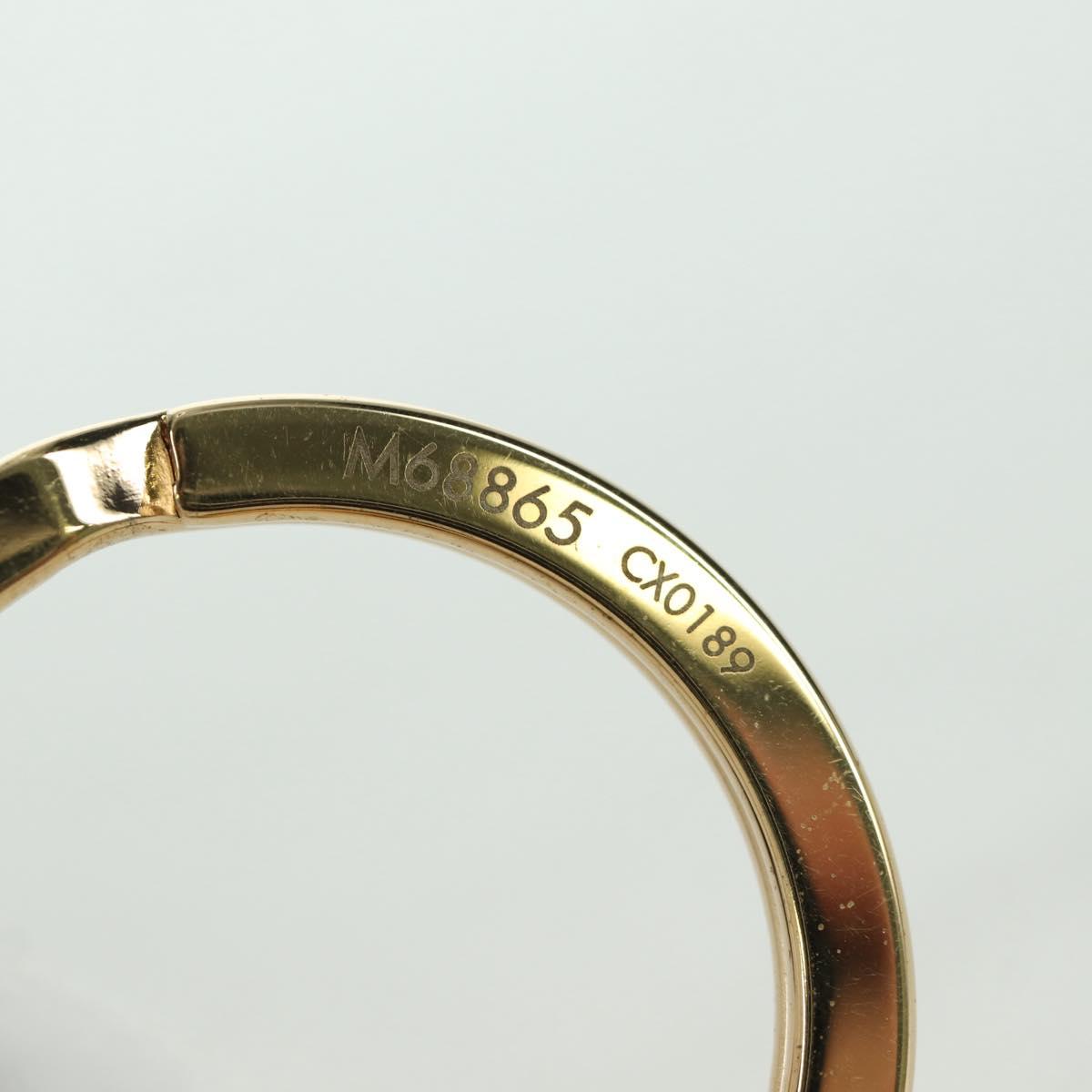 LOUIS VUITTON Monogram Millionaire Charm Gold M68865 LV Auth LNZ843M