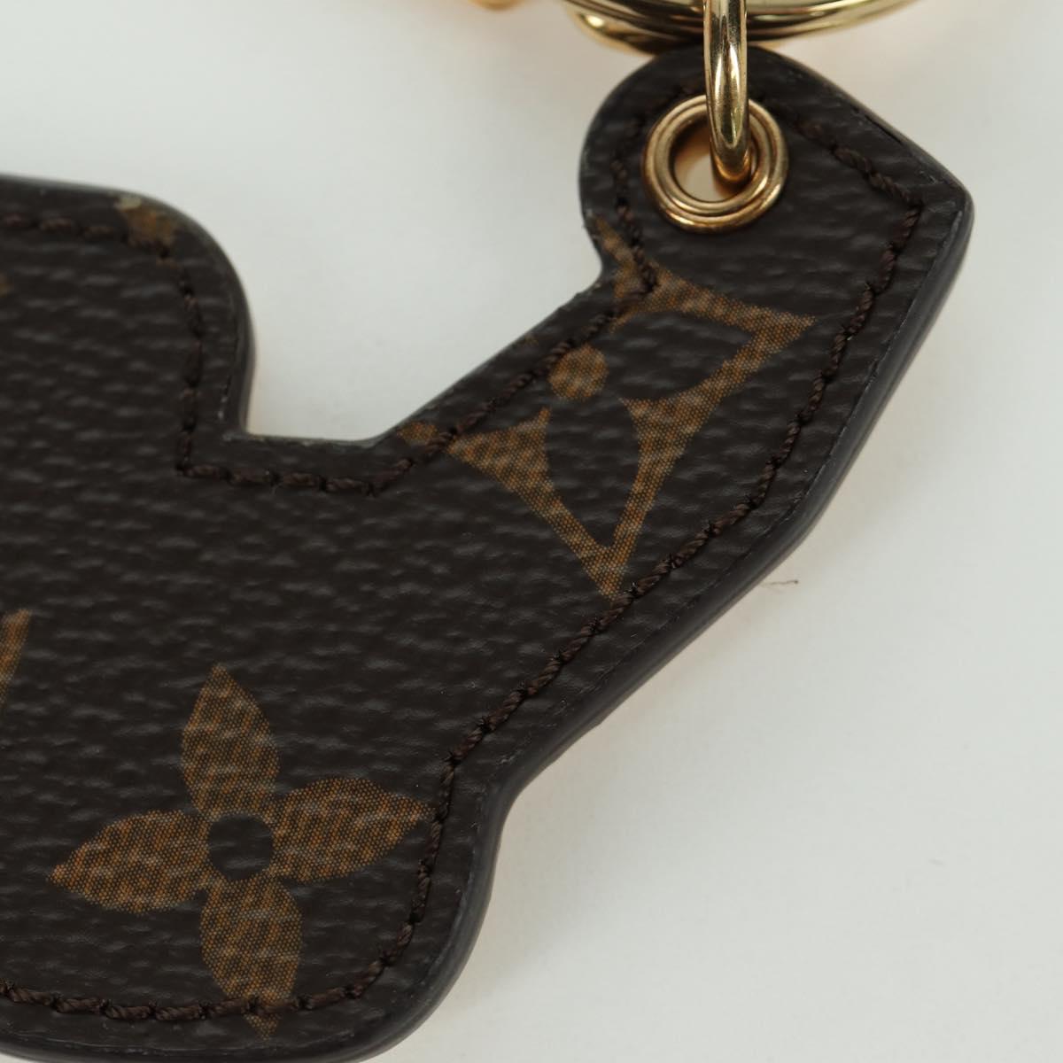 LOUIS VUITTON Monogram Millionaire Charm Gold M68865 LV Auth LNZ843M