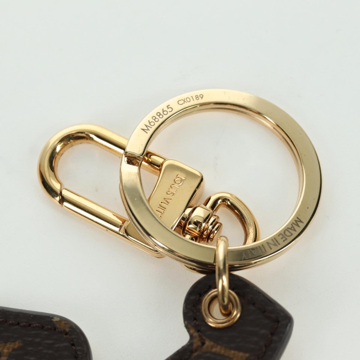 LOUIS VUITTON Monogram Millionaire Charm Gold M68865 LV Auth LNZ843M