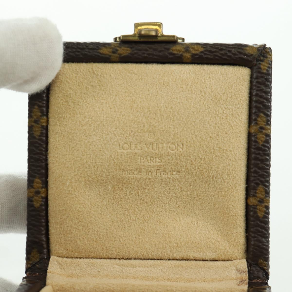 LOUIS VUITTON Monogram Eccrine Declaration Jewelry Box M21010 LV Auth LNZ845V