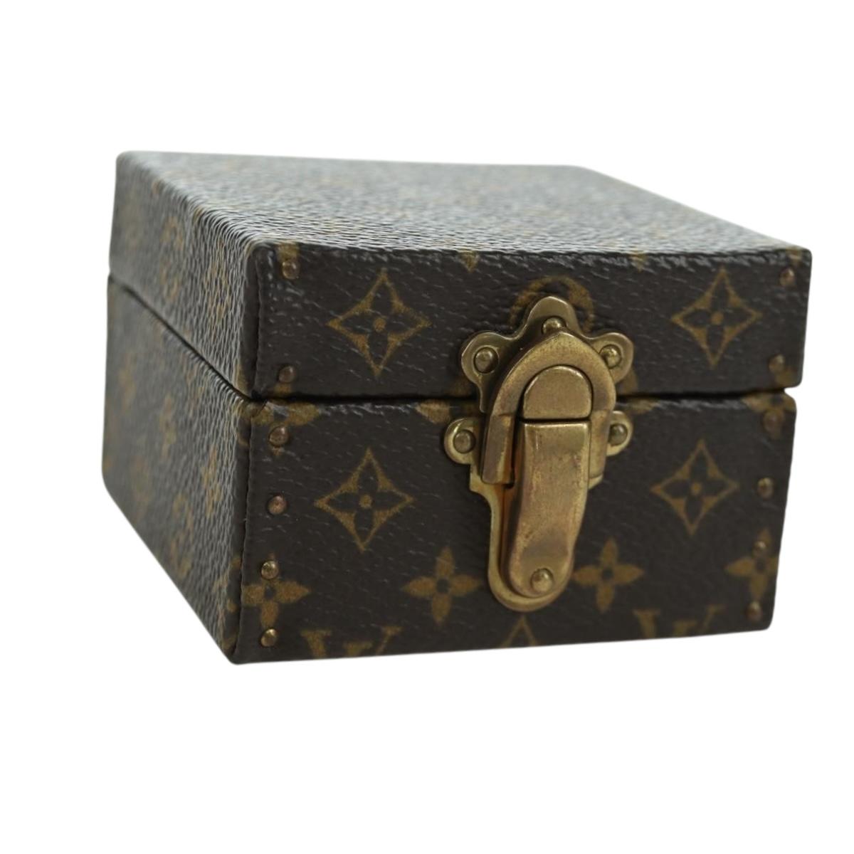 LOUIS VUITTON Monogram Eccrine Declaration Jewelry Box M21010 LV Auth LNZ845V