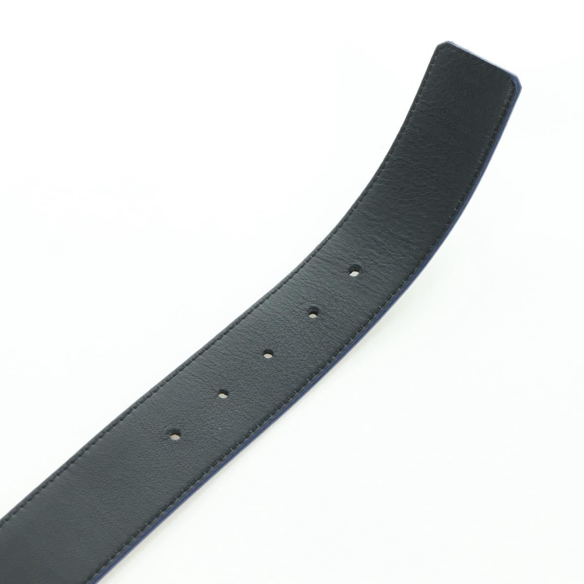 LOUIS VUITTON Damier Graphite Ceinture LV Printed Initials 40.2"" Auth LNZ847M