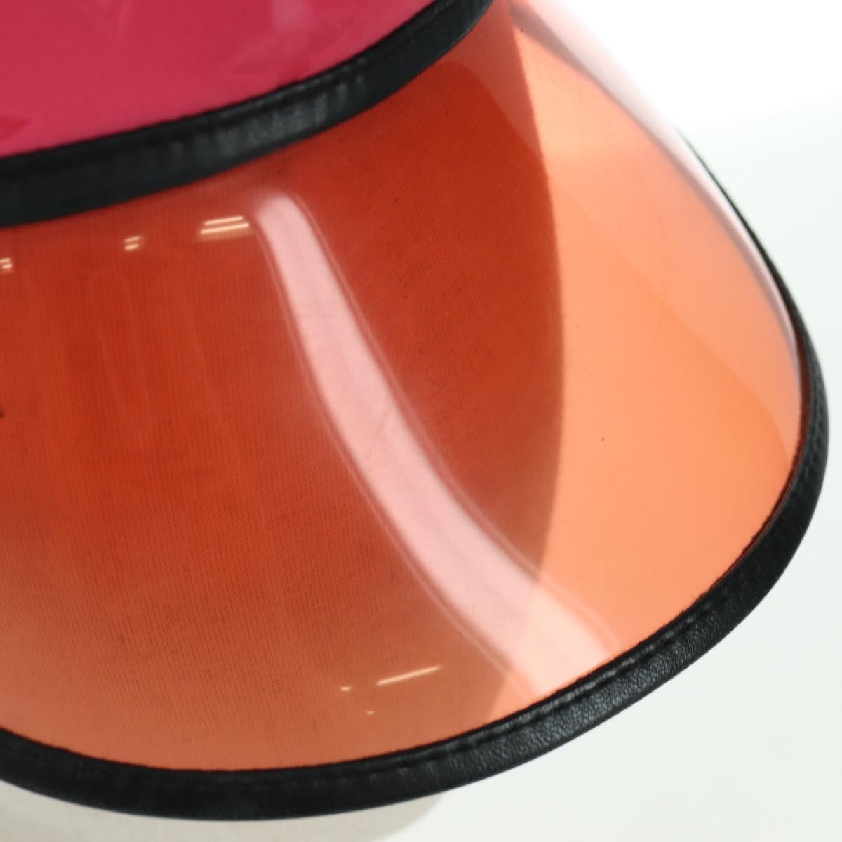 LOUIS VUITTON Monogram Sun Visor Pink LV Auth LNZ848V