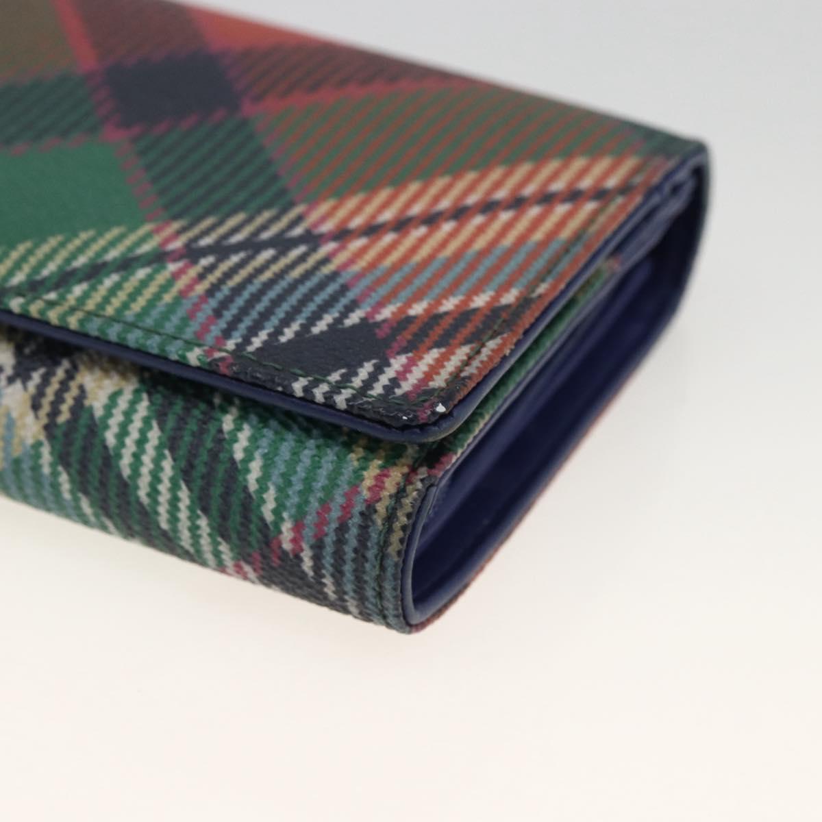 Vivienne Westwood Long Wallet PVC Multicolor Gold Auth LNZ856