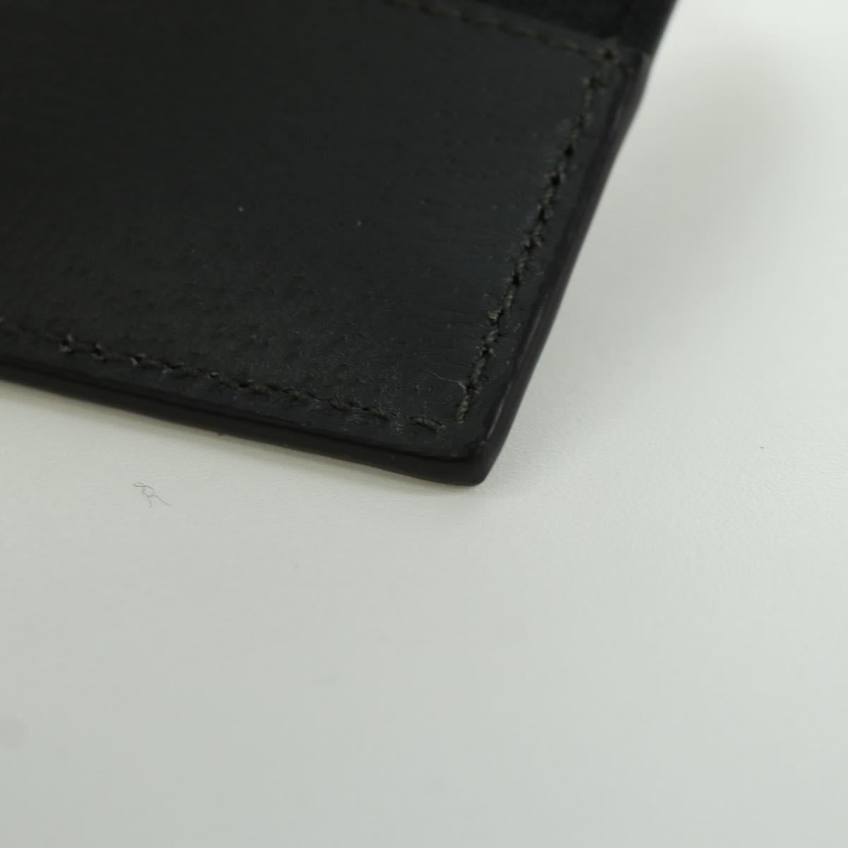GUCCI GG Supreme Card Case PVC Black Auth LNZ857V