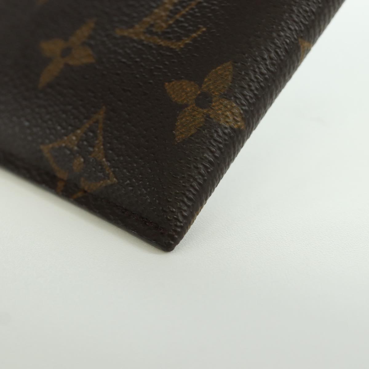 LOUIS VUITTON Monogram Etui Lunette MM Glasses Case M66544 LV Auth LNZ858V
