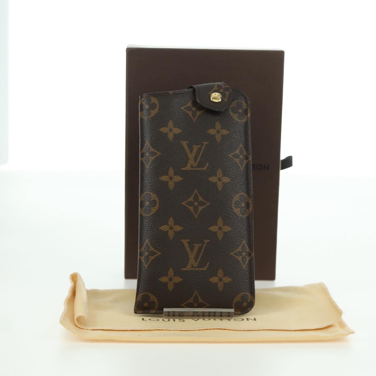 LOUIS VUITTON Monogram Etui Lunette MM Glasses Case M66544 LV Auth LNZ858V