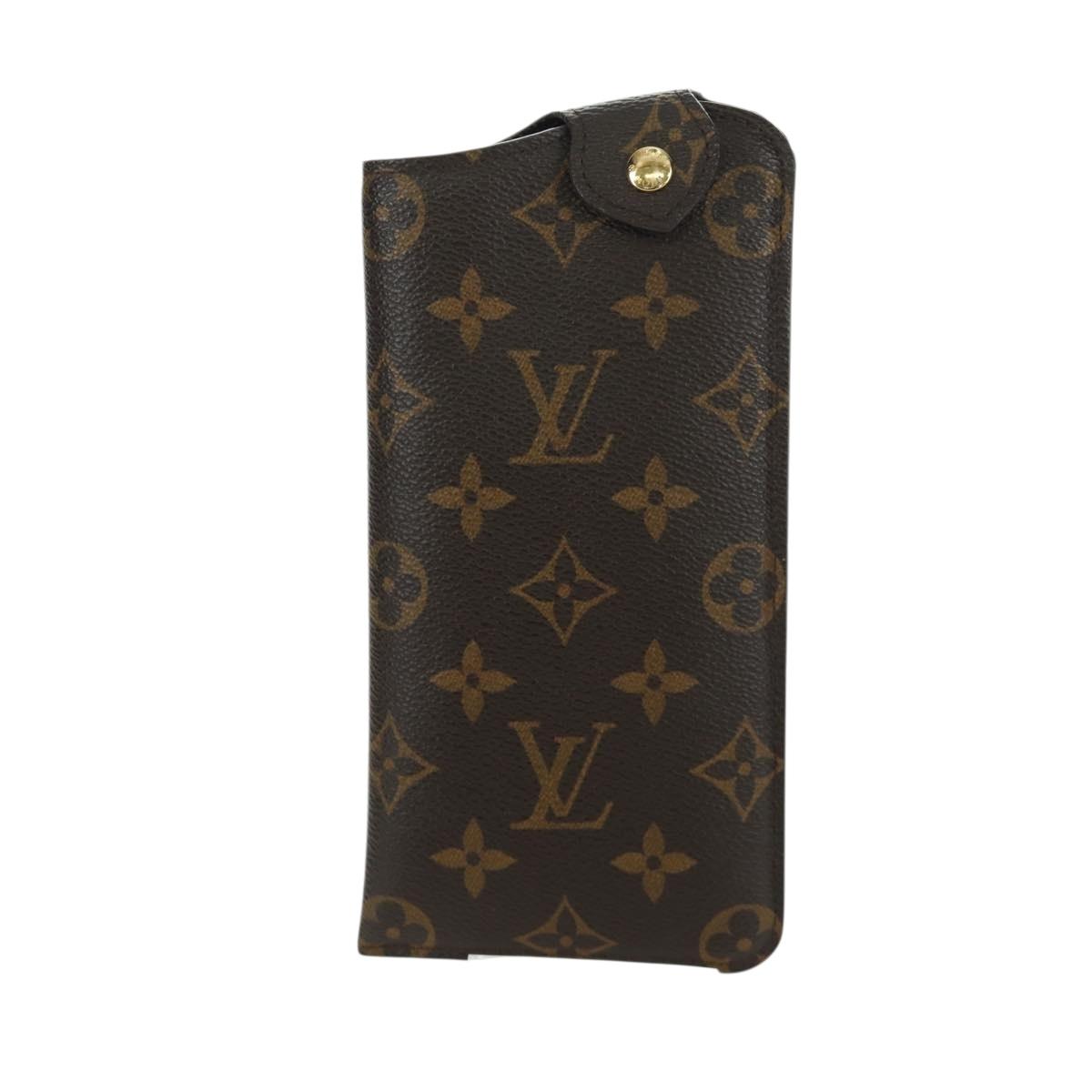 LOUIS VUITTON Monogram Etui Lunette MM Glasses Case M66544 LV Auth LNZ858V
