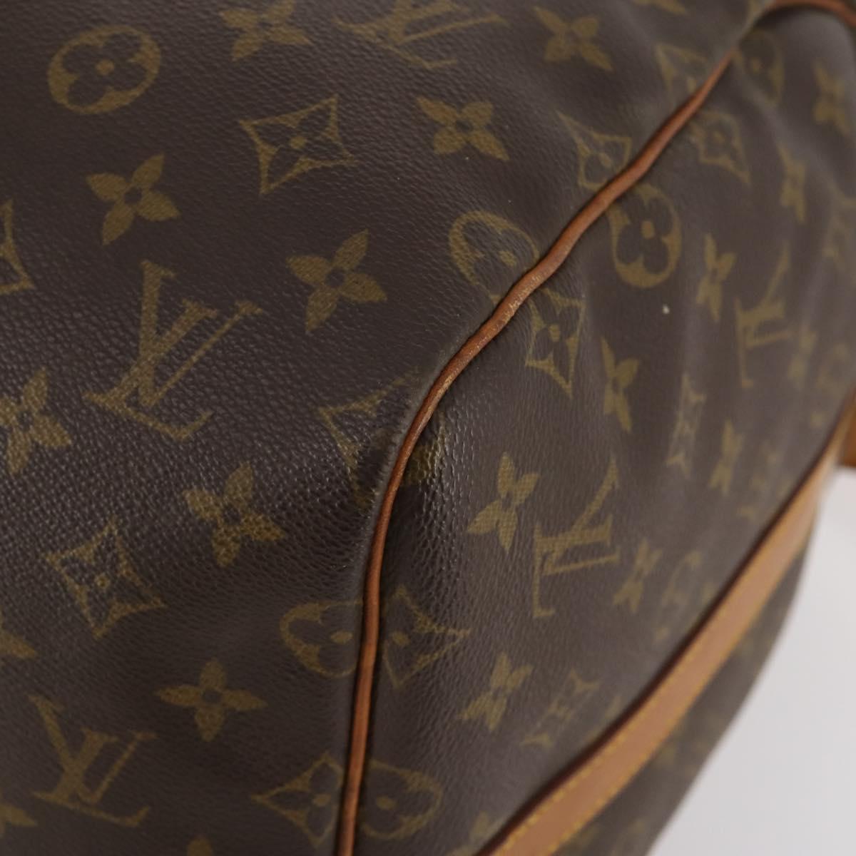 LOUIS VUITTON Monogram Keepall Bandouliere 55 Boston Bag M41414 LV Auth LNZ866