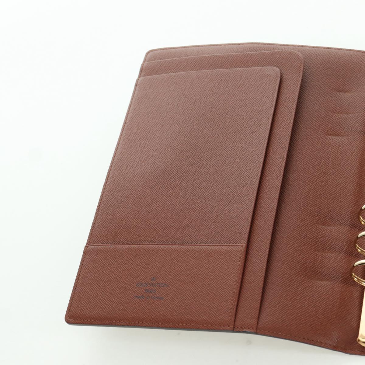LOUIS VUITTON Monogram Agenda GM Day Planner Cover R20006 LV Auth LNZ878V
