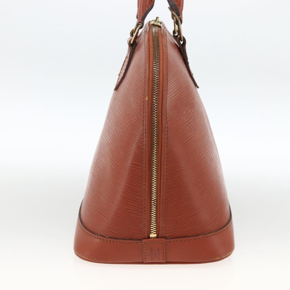 LOUIS VUITTON Epi Alma Hand Bag Brown M52143 LV Auth LNZ957