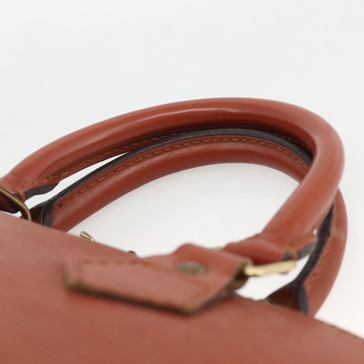 LOUIS VUITTON Epi Alma Hand Bag Brown M52143 LV Auth LNZ957