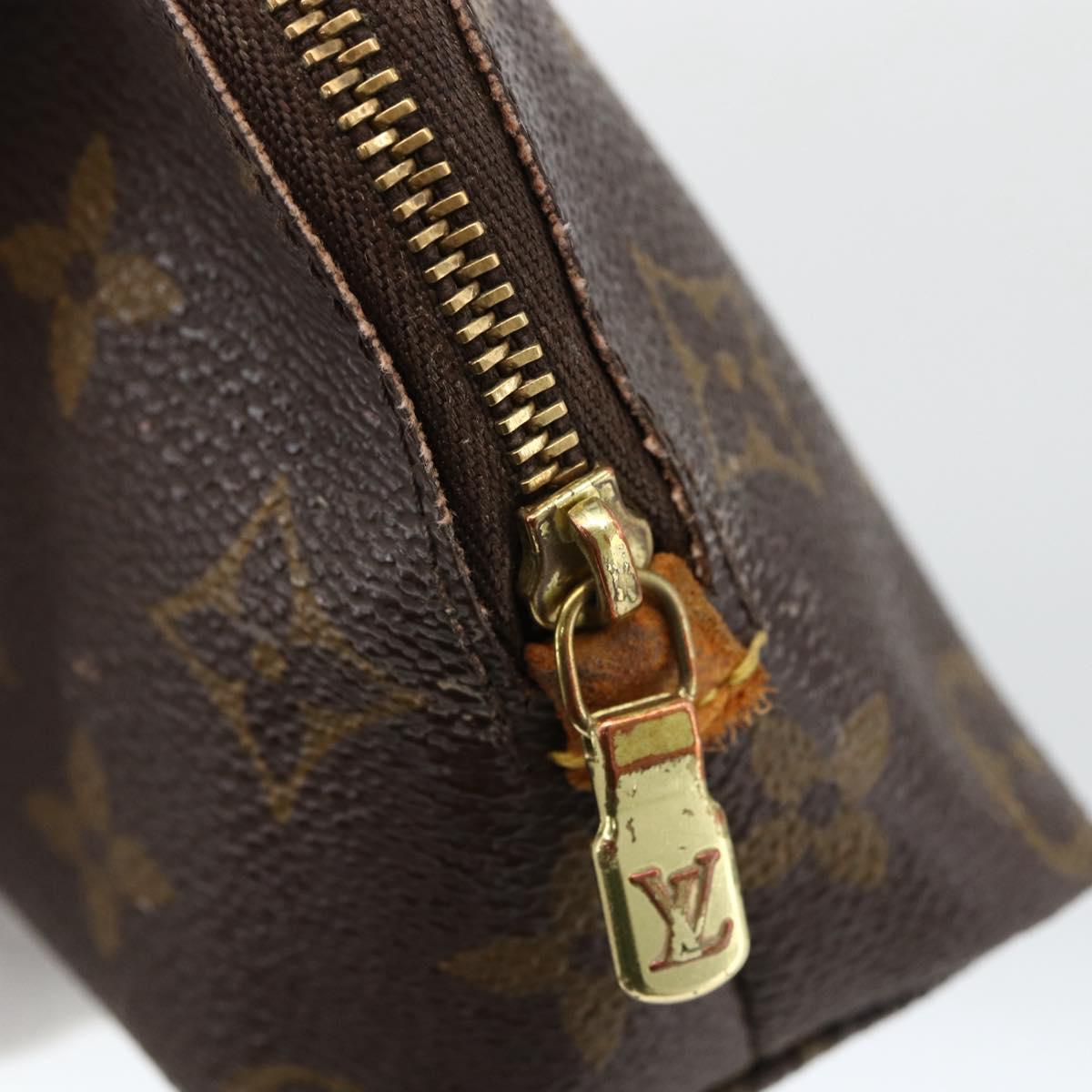 LOUIS VUITTON Monogram Pochette Cosmetic PM Pouch M43998 LV Auth LNZ963