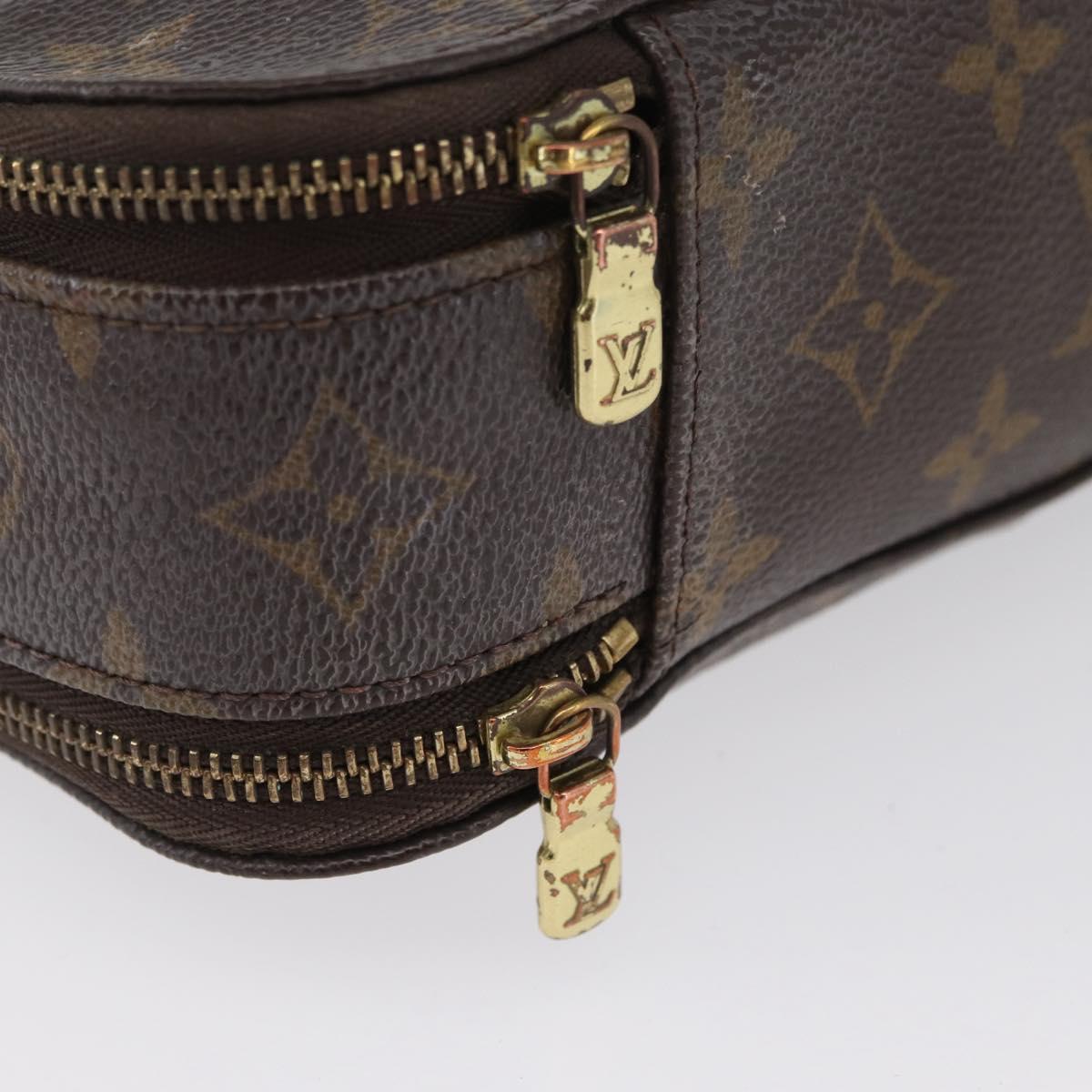 LOUIS VUITTON Monogram Trousse Blush GM Cosmetic Pouch M47505 LV Auth LNZ964