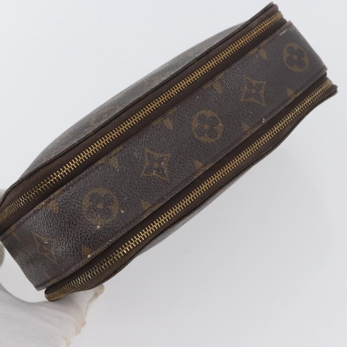 LOUIS VUITTON Monogram Trousse Blush GM Cosmetic Pouch M47505 LV Auth LNZ964