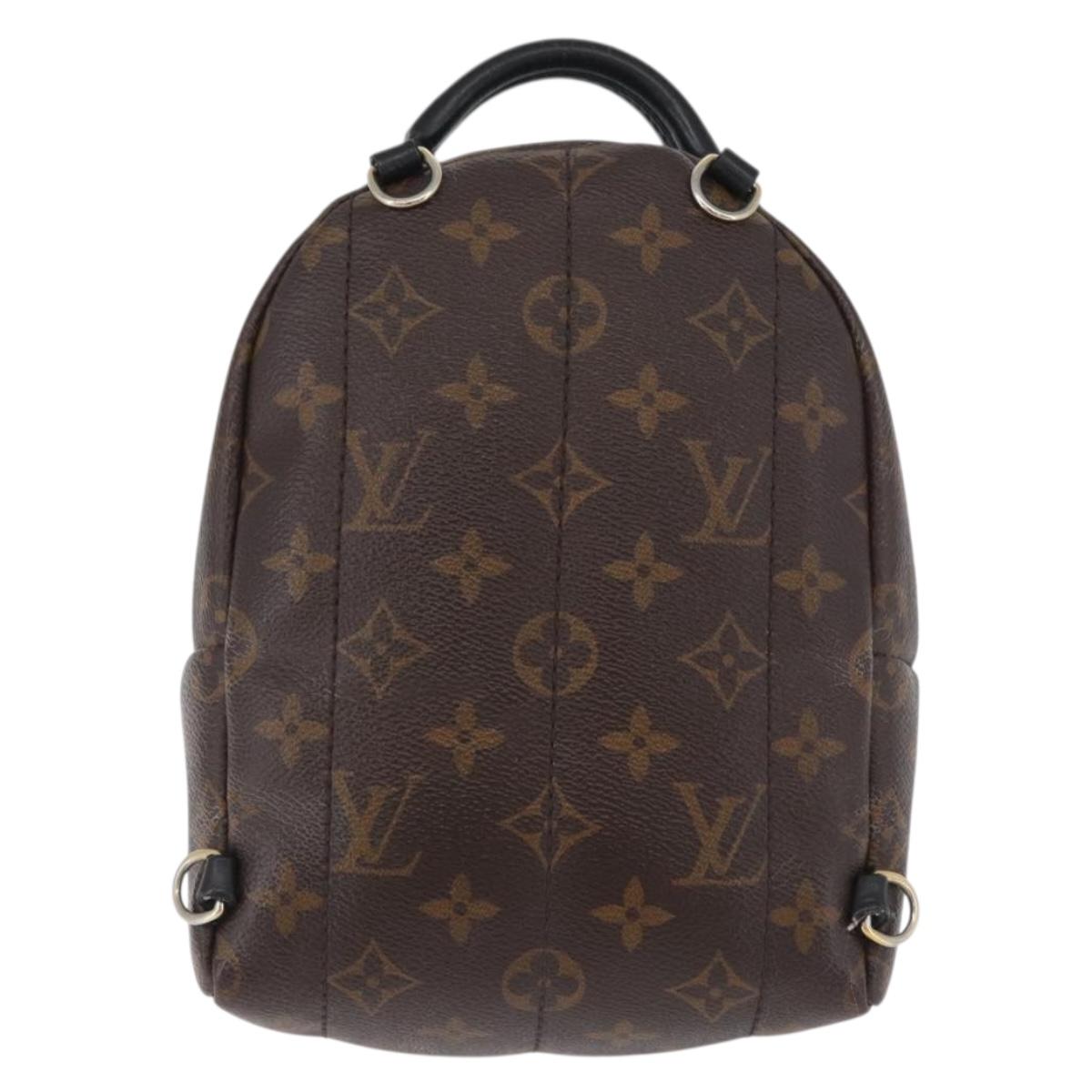 LOUIS VUITTON Monogram Palm Springs MINI Backpack M44873 LV Auth LNZ966