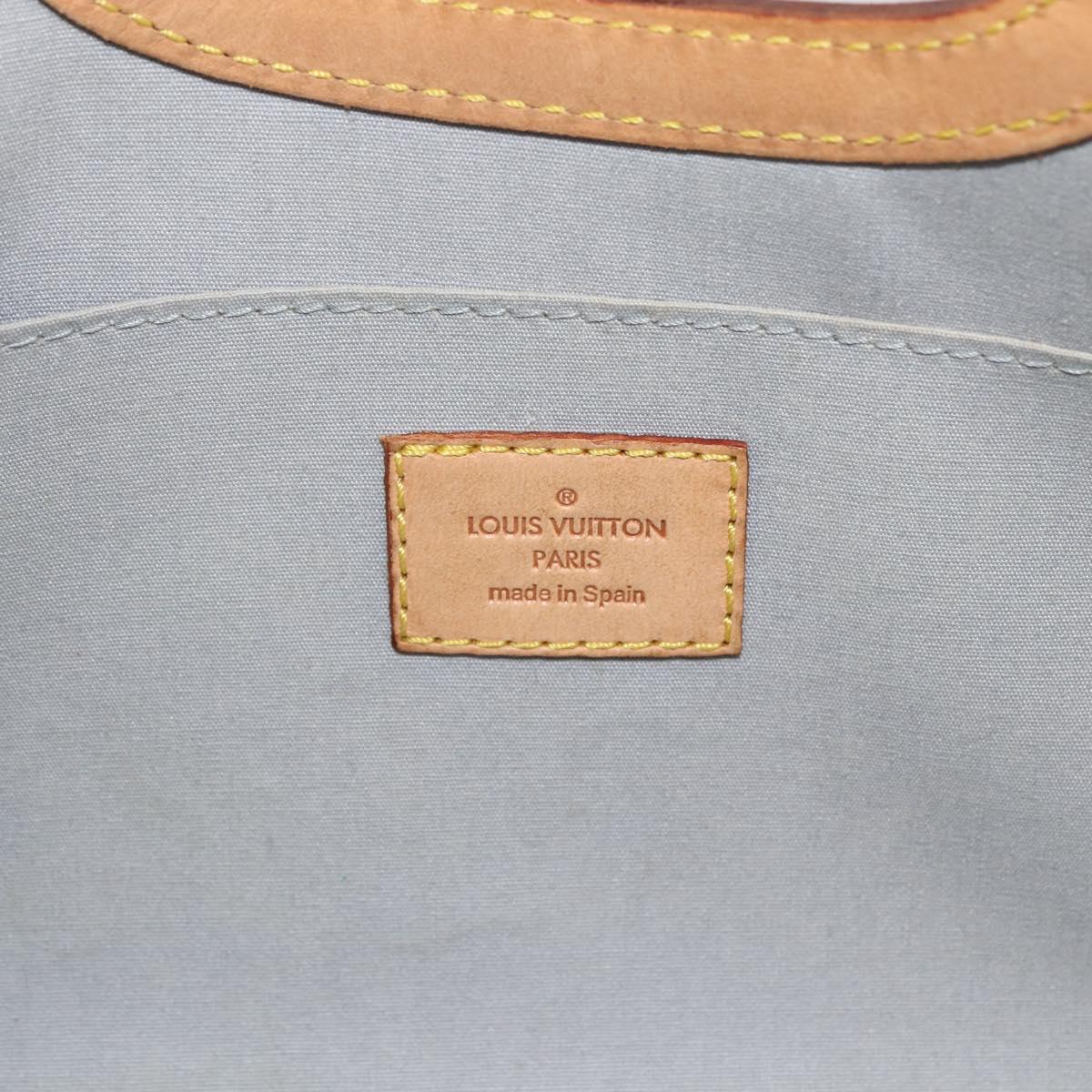 LOUIS VUITTON Monogram Vernis Roxbury Drive Bag 2Way Perle M91374 Auth LNZ982
