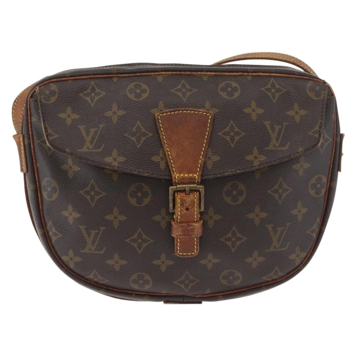 LOUIS VUITTON Monogram Jeune Fille GM Shoulder Bag M51225 LV Auth LNZ985