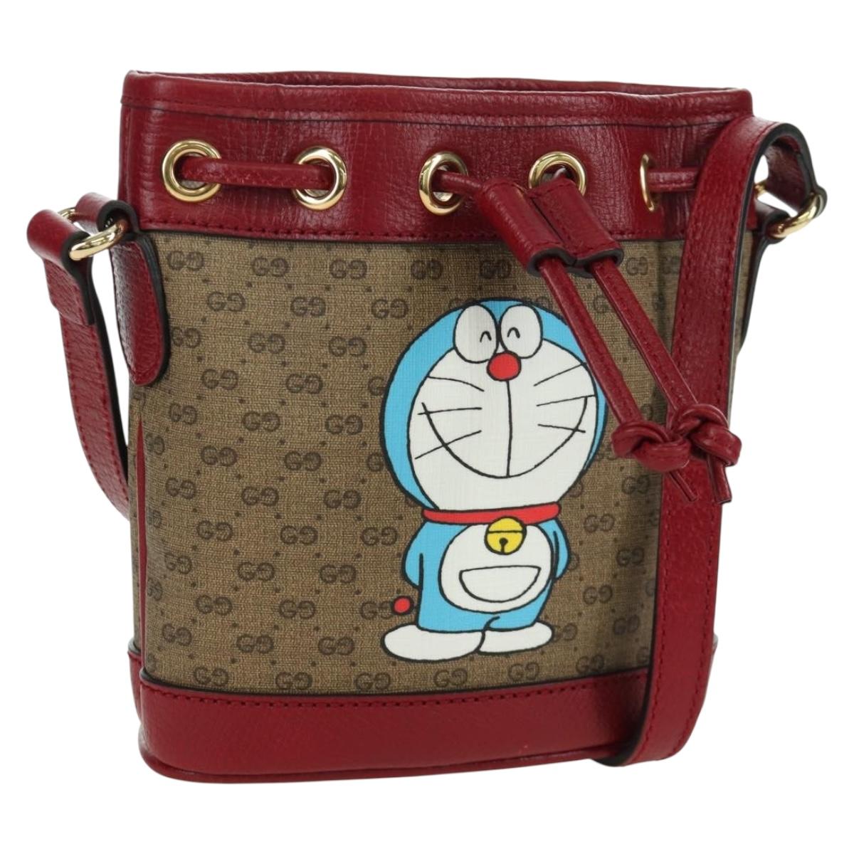 GUCCI Micro GG Supreme Fujiko-Pro Bag PVC Beige Gold 647801 Auth LNZ989SAM