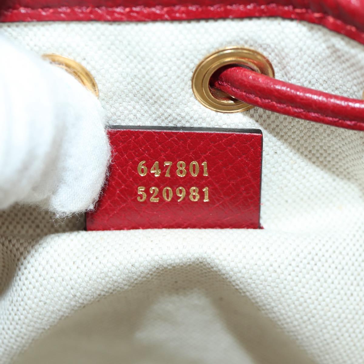 GUCCI Micro GG Supreme Fujiko-Pro Bag PVC Beige Gold 647801 Auth LNZ989SAM