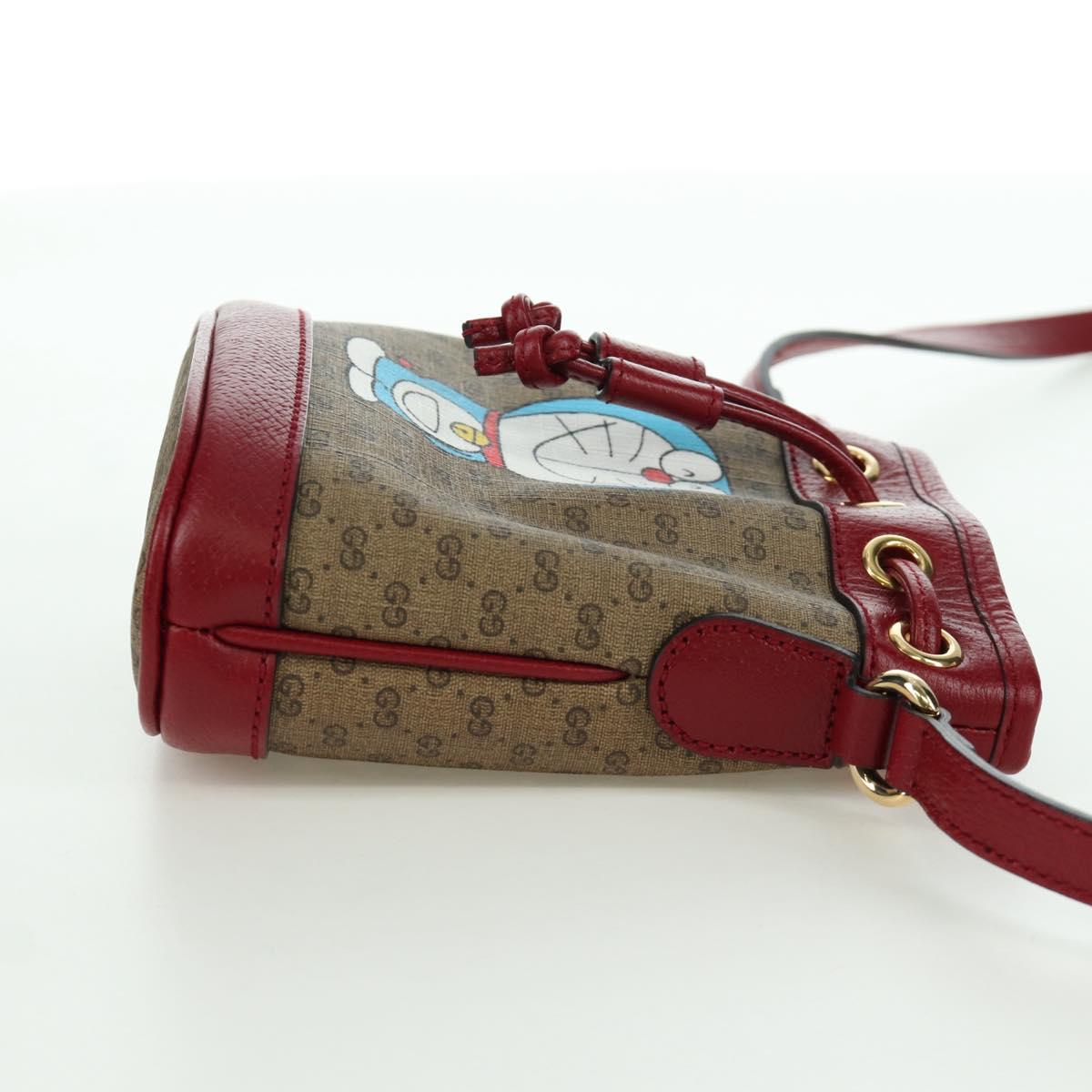 GUCCI Micro GG Supreme Fujiko-Pro Bag PVC Beige Gold 647801 Auth LNZ989SAM