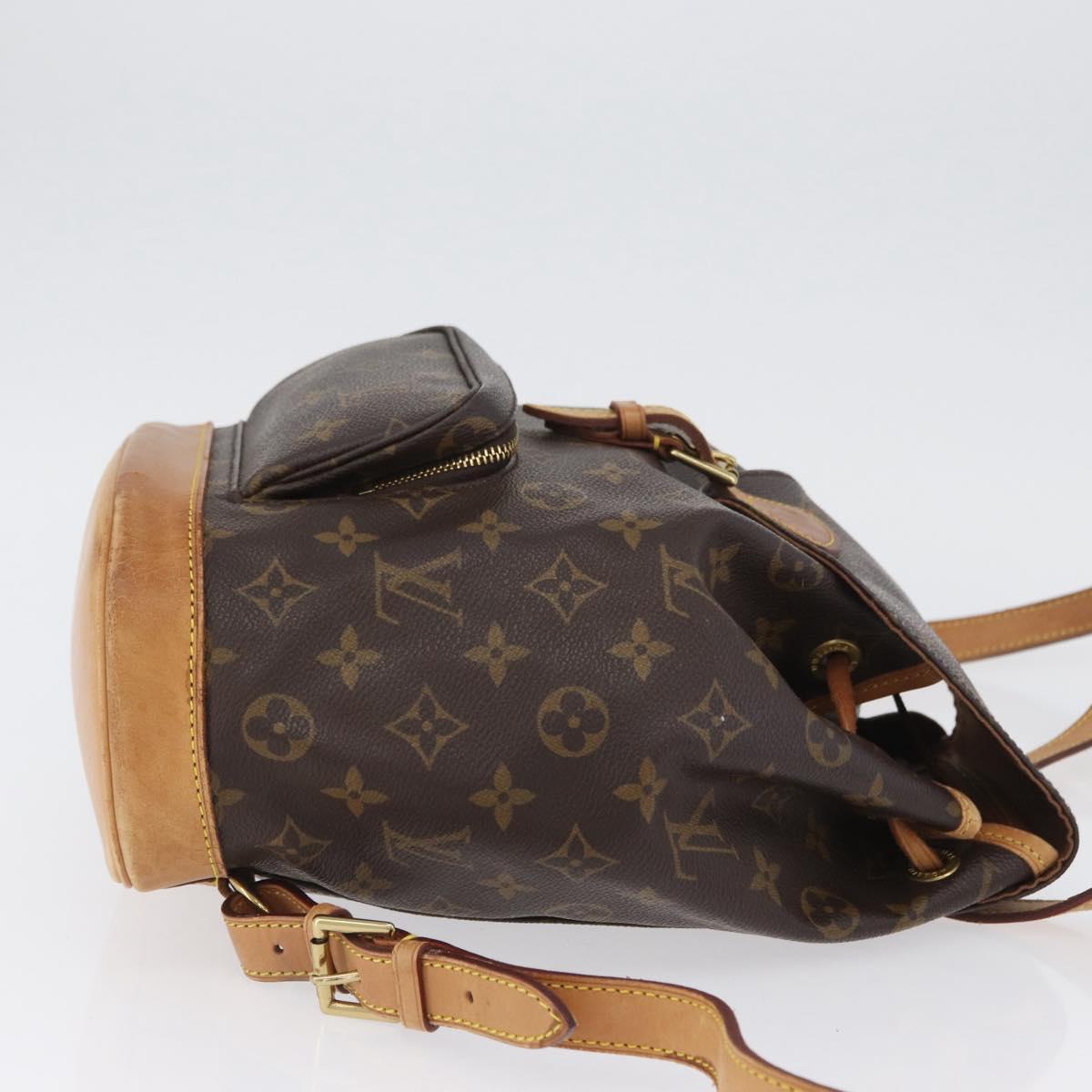 LOUIS VUITTON Monogram Montsouris MM Backpack M51136 LV Auth LNZ990A