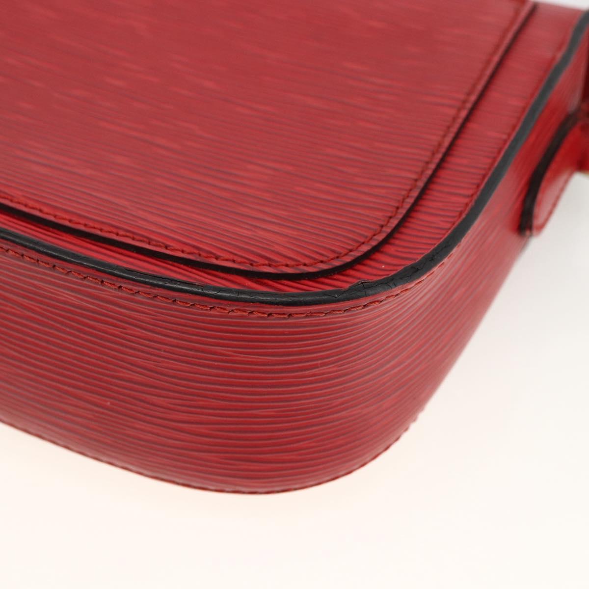 LOUIS VUITTON Epi Saint Cloud PM Shoulder Bag Red M52217 LV Auth LNZ995